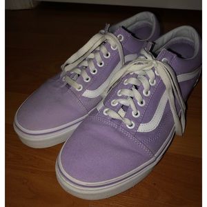 lavender vans old skool
